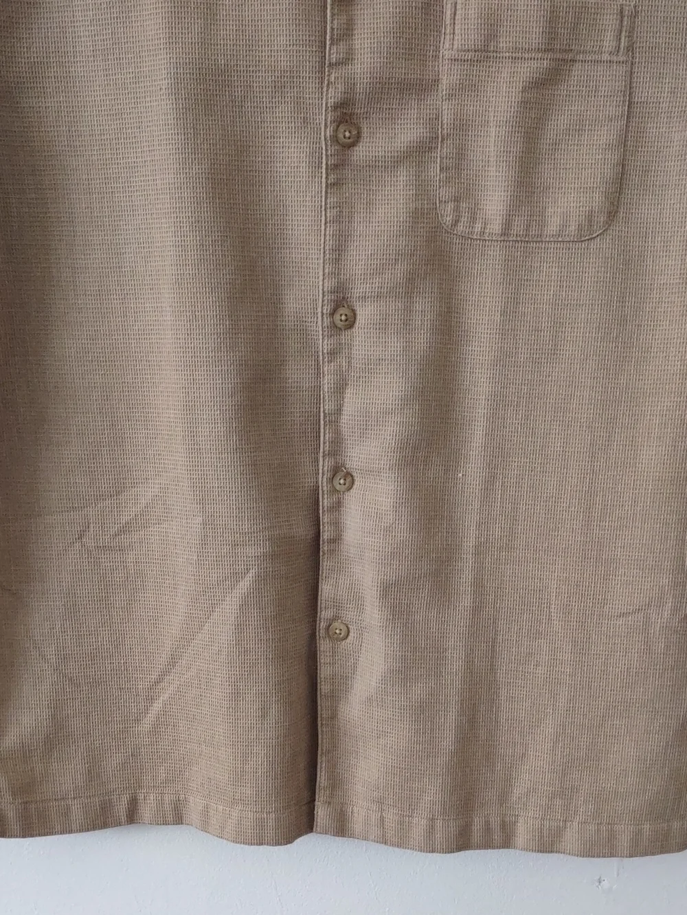 BRAND NEW J.CREW MEN'S SHORT SLEEVE WAFFLE DOBBY CAMP SHIRT